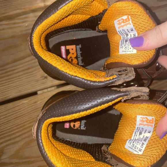 Women’s TIMBERLAND Steel Toe Working Boots - Picture 8 of 9